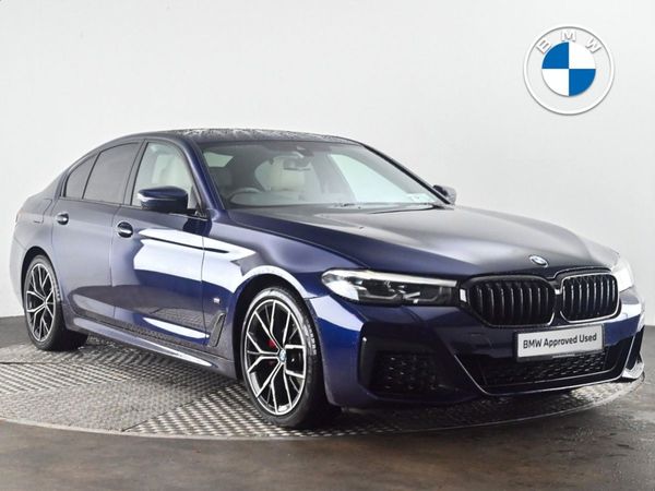 BMW 5-Series Saloon, Diesel, 2022, Blue