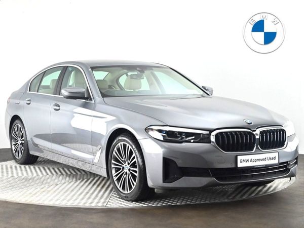 BMW 5-Series Saloon, Diesel Hybrid, 2023, Grey