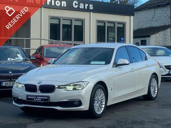 BMW 3-Series Saloon, Petrol Plug-in Hybrid, 2019, White