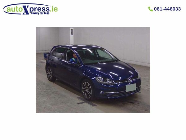 Volkswagen Golf Hatchback, Diesel, 2019, Blue