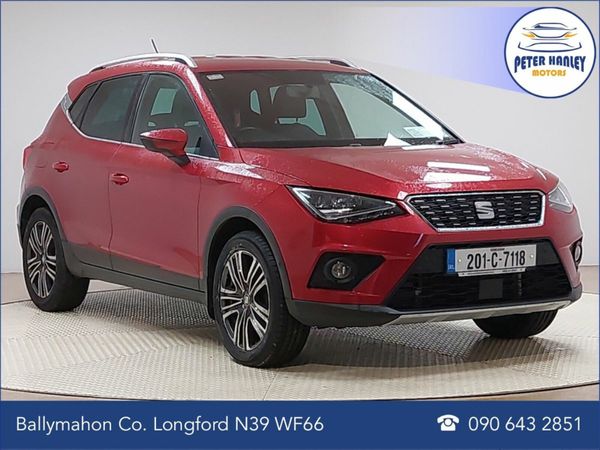 SEAT Arona SUV, Petrol, 2020, Red