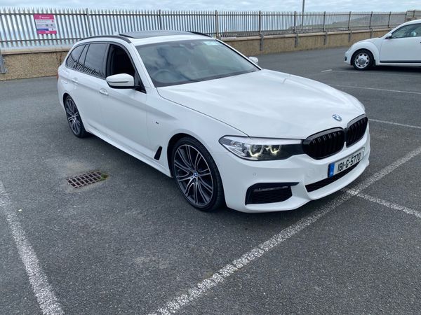 BMW 5-Series Saloon, Diesel, 2018, White