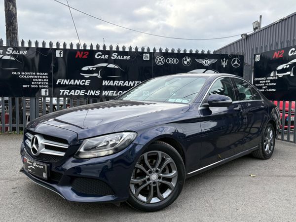 Mercedes-Benz C-Class Saloon, Diesel, 2016, Blue