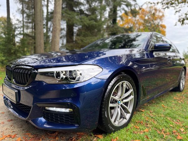 BMW 5-Series Saloon, Diesel, 2017, Blue