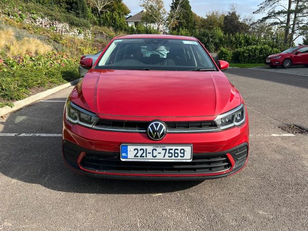 Volkswagen Polo Hatchback, Petrol, 2022, Red