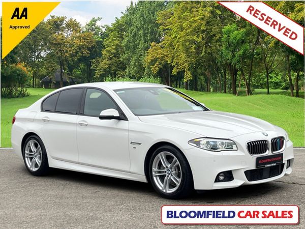 BMW 5-Series Saloon, Diesel, 2016, White