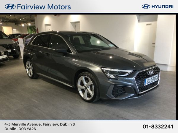 Audi A3 Hatchback, Petrol Plug-in Hybrid, 2023, Grey
