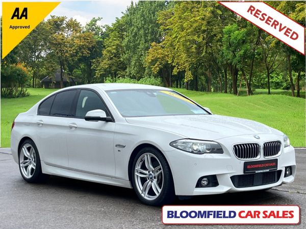 BMW 5-Series Saloon, Diesel, 2016, White