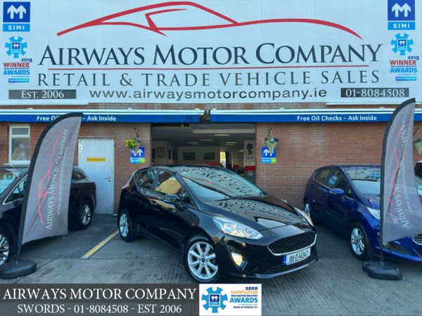 Ford Fiesta Hatchback, Petrol, 2018, Black