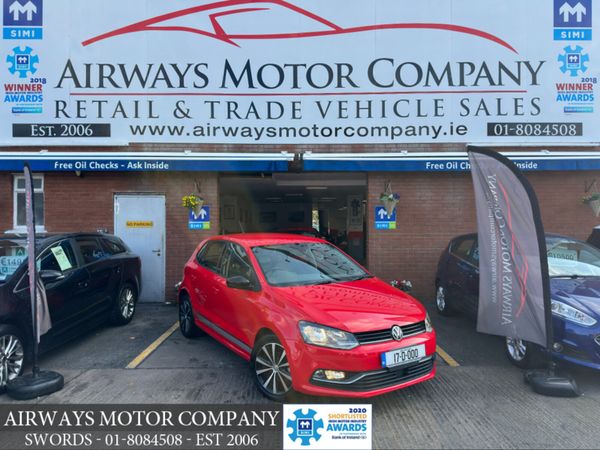 Volkswagen Polo Hatchback, Petrol, 2017, Red