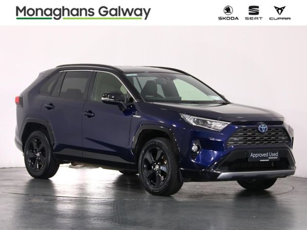 Toyota RAV4 Estate, Petrol Hybrid, 2021, Blue
