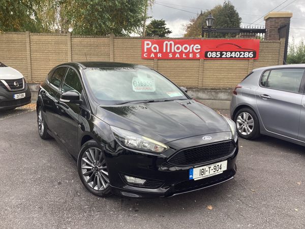 Ford Focus Hatchback, Petrol, 2018, Black