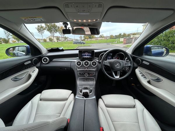 Mercedes-Benz C-Class Estate, Petrol Plug-in Hybrid, 2016, Blue