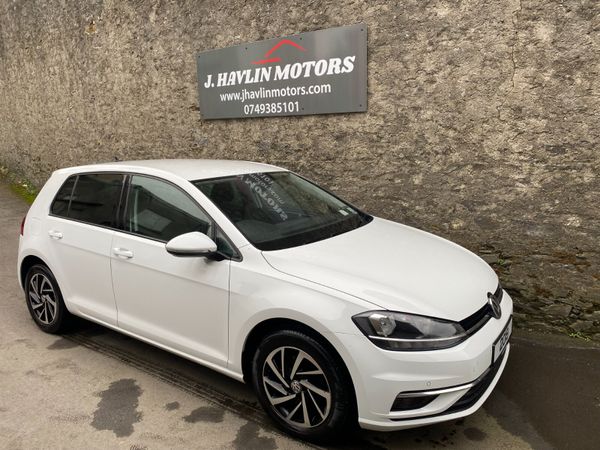 Volkswagen Golf Hatchback, Diesel, 2019, White