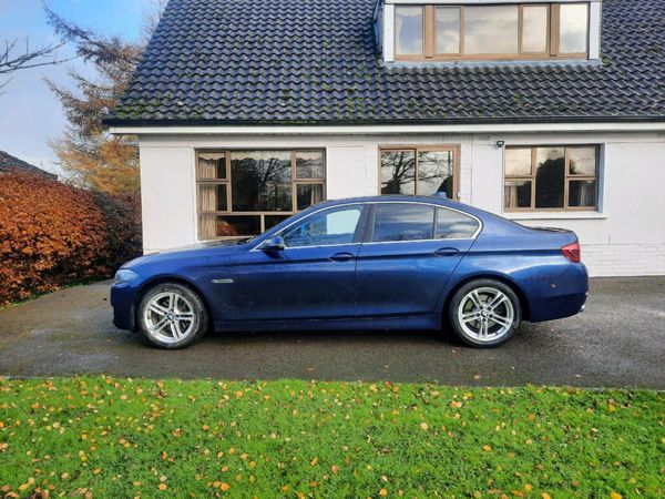 BMW 5-Series Saloon, Diesel, 2015, Blue