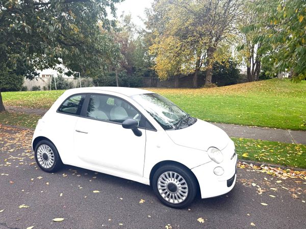 Fiat 500 Hatchback, Petrol, 2010, White