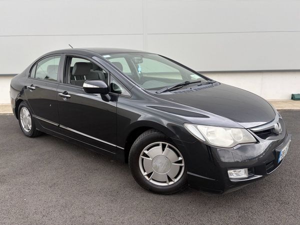 Honda Civic Saloon, Petrol Hybrid, 2008, Black