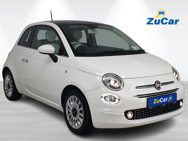 Fiat 500 Hatchback, Petrol, 2018, White