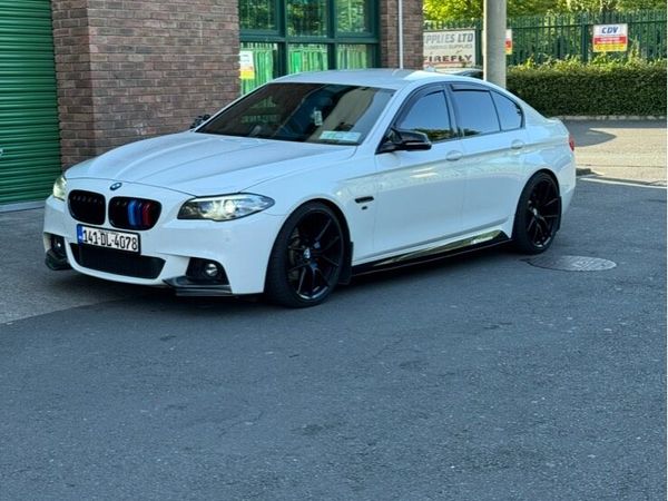 BMW 5-Series Saloon, Diesel, 2014, White