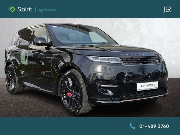 Land Rover Range Rover Sport SUV, Petrol Plug-in Hybrid, 2024, Black