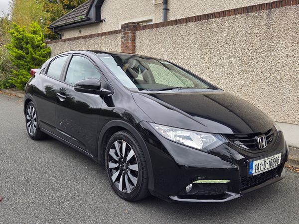 Honda Civic Hatchback, Petrol, 2014, Black