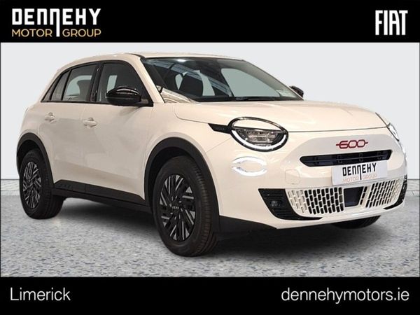 Fiat 600 Hatchback, Electric, 2025, White