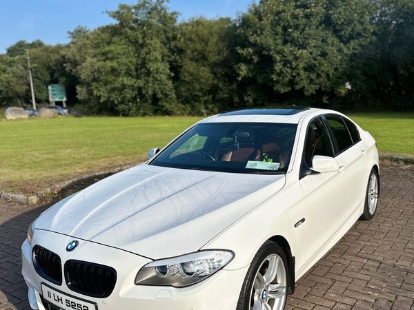 BMW 5-Series Saloon, Diesel, 2011, White