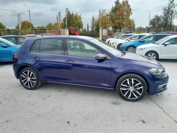 Volkswagen Golf Hatchback, Petrol, 2018, Blue