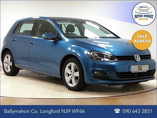 Volkswagen Golf Hatchback, Petrol, 2015, Blue