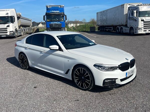 BMW 5-Series Saloon, Diesel, 2017, White