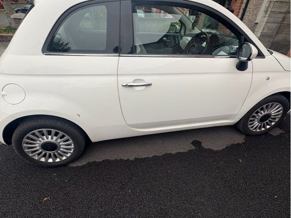 Fiat 500 Hatchback, Petrol, 2009, White