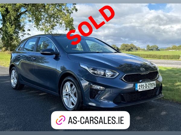 Kia Ceed Hatchback, Petrol, 2019, Blue