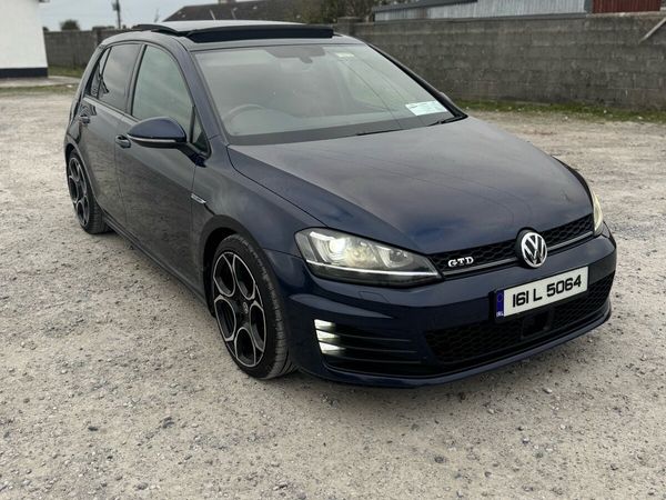 Volkswagen Golf Hatchback, Diesel, 2016, Blue