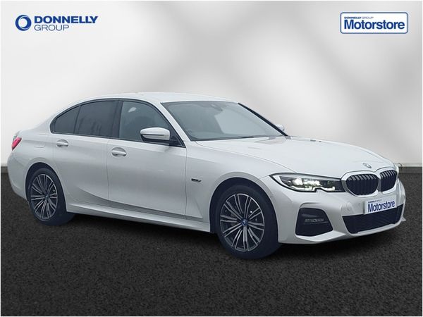 BMW 3-Series Saloon, Petrol Hybrid, 2021, White