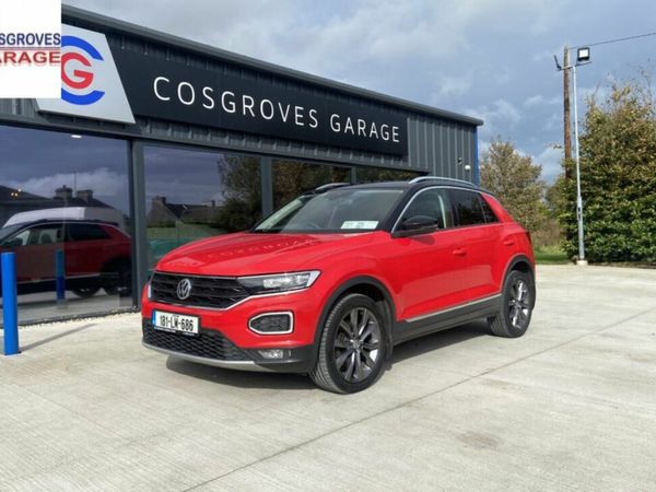 Volkswagen T-Roc SUV, Petrol, 2018, Red