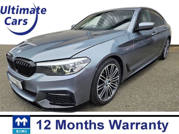 BMW 5-Series Saloon, Diesel, 2017, Blue