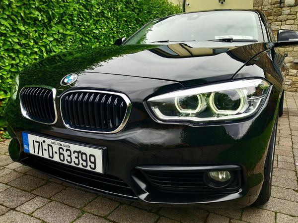 BMW 1-Series Hatchback, Petrol, 2017, Black