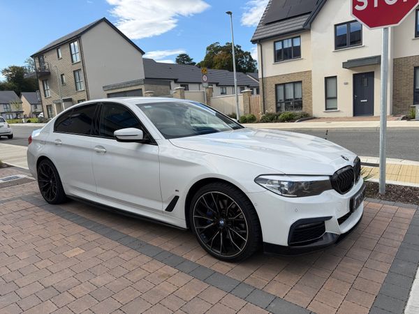 BMW 5-Series Saloon, Petrol Plug-in Hybrid, 2020, White