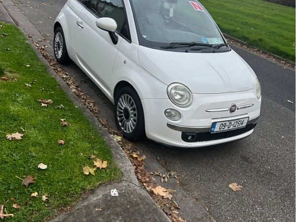 Fiat 500 Hatchback, Petrol, 2009, White