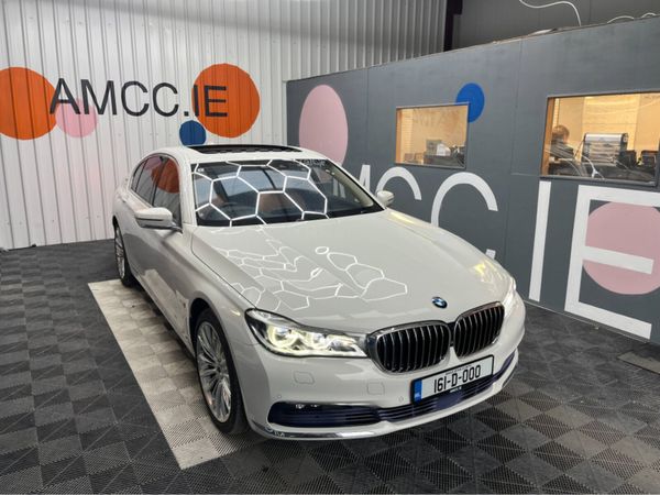 BMW 7-Series Saloon, Petrol Hybrid, 2016, White
