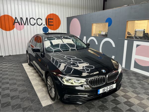 BMW 5-Series Saloon, Petrol Plug-in Hybrid, 2018, Black
