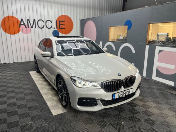 BMW 7-Series Saloon, Petrol Hybrid, 2018, White
