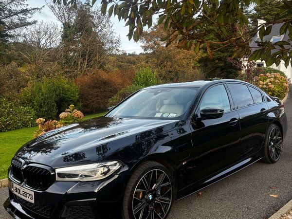 BMW 5-Series Saloon, Petrol Plug-in Hybrid, 2021, Black