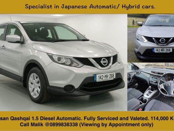 Nissan Qashqai Hatchback, Diesel, 2014, Silver