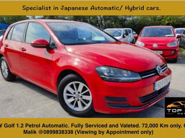 Volkswagen Golf Hatchback, Petrol, 2015, Red