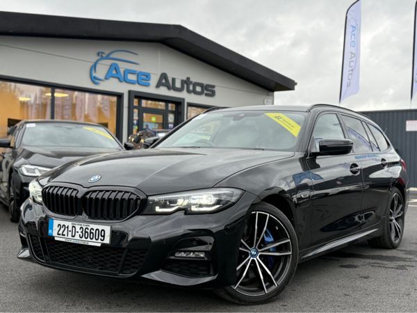 BMW 3-Series Estate, Petrol Hybrid, 2022, Black