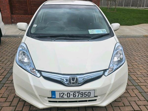 Honda Fit Hatchback, Petrol Hybrid, 2012, White