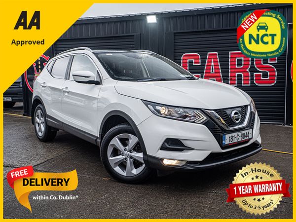 Nissan Qashqai MPV, Petrol, 2018, White
