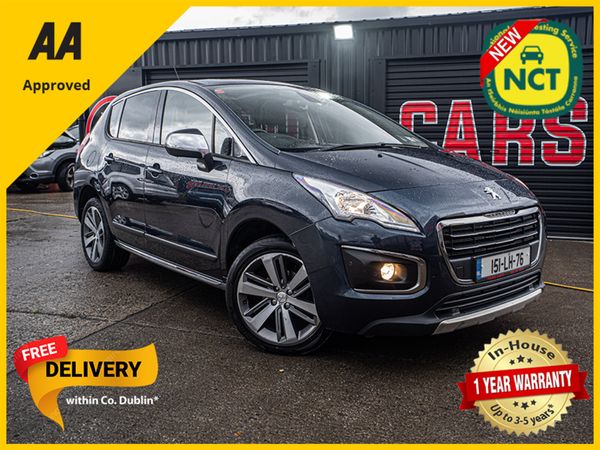 Peugeot 3008 SUV, Diesel, 2015, Blue