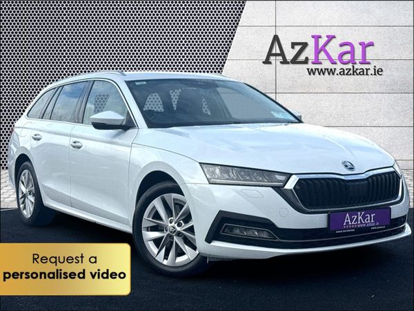 Skoda Octavia Estate, Petrol Plug-in Hybrid, 2022, White